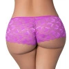 Magic Silk Butterfly Fantasies Boy Short Neon Purple