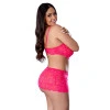 Magic Silk Get It Girl Bra, Skirt & Thong Set Diva Pink