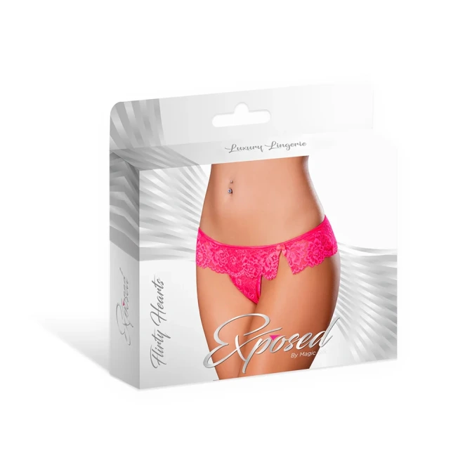 Magic Silk Get It Girl Flutter Thong Diva Pink