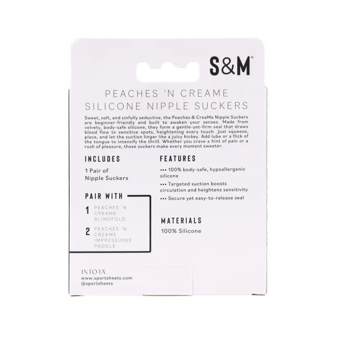 Sportsheets Peaches 'n CreaMe Silicone Nipple Suckers