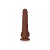 7 Inch RealRock Ultra Realistic Dildo with Balls Brown