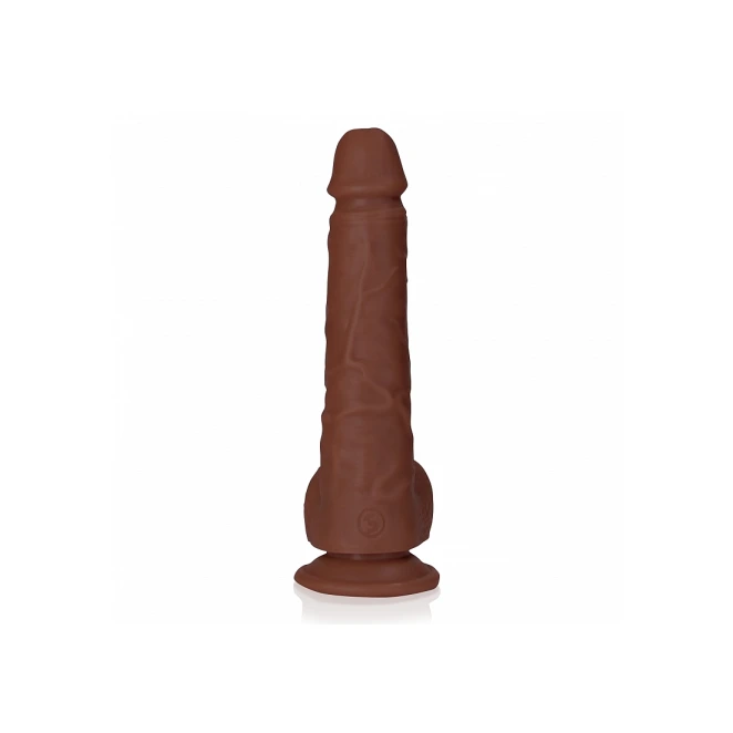 7 Inch RealRock Ultra Realistic Dildo with Balls Brown