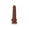 9 Inch RealRock Ultra Realistic Dildo with Balls Brown