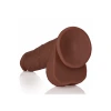 9 Inch RealRock Ultra Realistic Dildo with Balls Brown