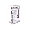 6 Inch RealRock Ultra Realistic Vibrating Curved Dildo Brown