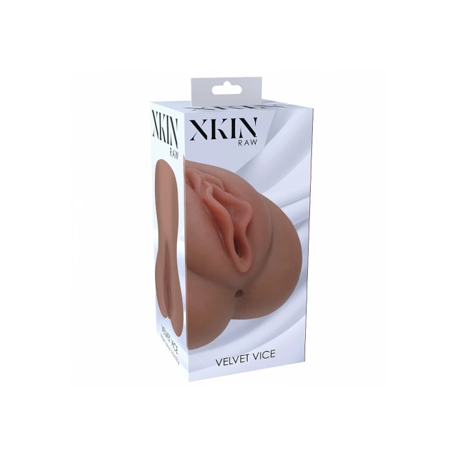 Xkin Raw Velvet Vice Realistic Pocket Pussy and Ass Stroker