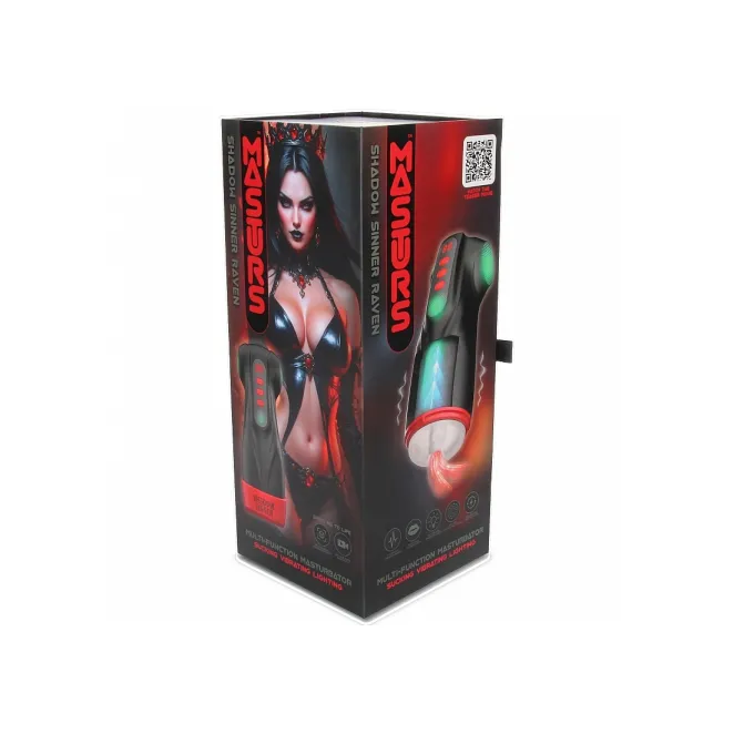Raven Shadow Sinner Suction and Lighting Vibration Virtual Reality Masturbator