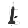 Strap-On-Me Large Squirting Realistic Silicone Dildo Black