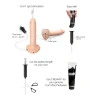 Strap-On-Me Large Squirting Realistic Silicone Dildo Vanilla