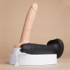 Strap-On-Me Large Squirting Realistic Silicone Dildo Vanilla