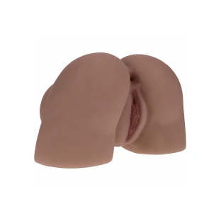 Xkin Kaya Bloom Ultra Realistic AR and AI Enhanced Vagina and Butt Vibrating Masturbator Brown 5.4 lbs