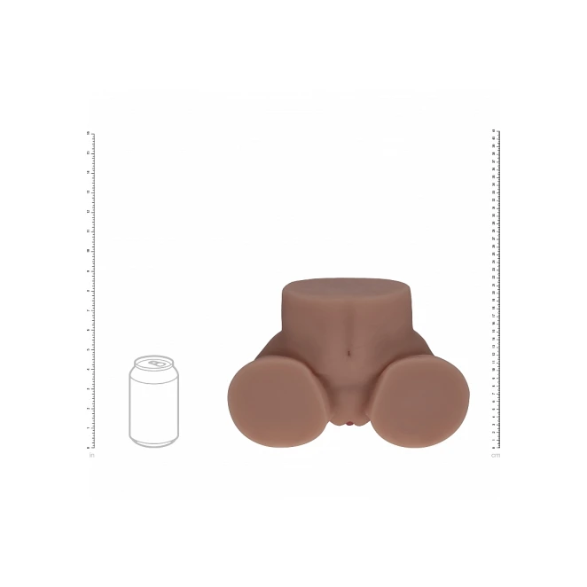 Xkin Kaya Bloom Ultra Realistic AR and AI Enhanced Vagina and Butt Vibrating Masturbator Brown 5.4 lbs