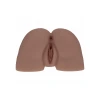Xkin Kaya Bloom Ultra Realistic AR and AI Enhanced Vagina and Butt Vibrating Masturbator Brown 5.4 lbs