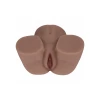 Xkin Kaya Bloom Ultra Realistic AR and AI Enhanced Vagina and Butt Vibrating Masturbator Brown 5.4 lbs