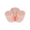 Xkin Rina Brooks Ultra Realistic AR and AI Enhanced Vagina and Butt Vibrating Masturbator Beige 5.4 lbs