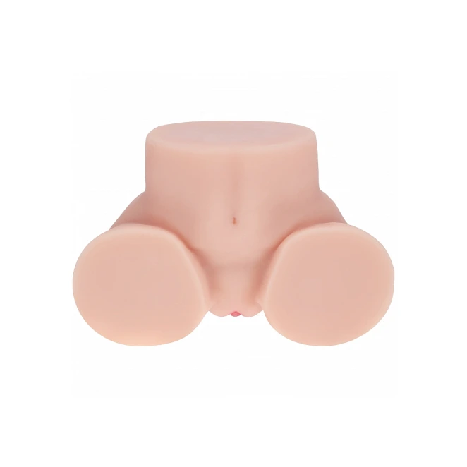 Xkin Rina Brooks Ultra Realistic AR and AI Enhanced Vagina and Butt Vibrating Masturbator Beige 5.4 lbs