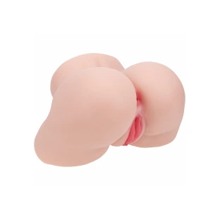 Xkin Vivica Lenore Ultra Realistic AR and AI Enhanced Vagina and Butt Vibrating Masturbator Beige 7.7 lbs