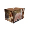 Xkin Elina Rosewood Ultra Realistic AR and AI Enhanced Vagina and Butt Vibrating Masturbator Beige 15.4 lbs