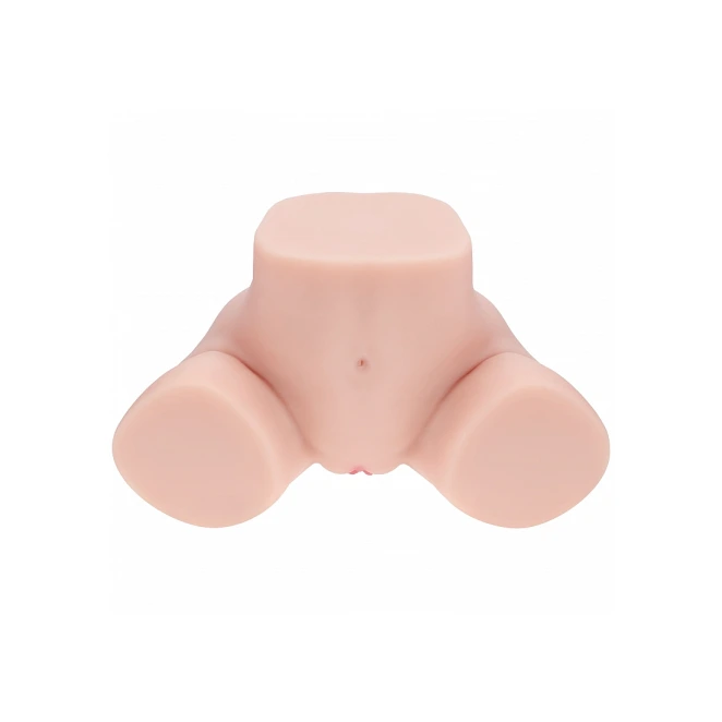 Xkin Elina Rosewood Ultra Realistic AR and AI Enhanced Vagina and Butt Vibrating Masturbator Beige 15.4 lbs