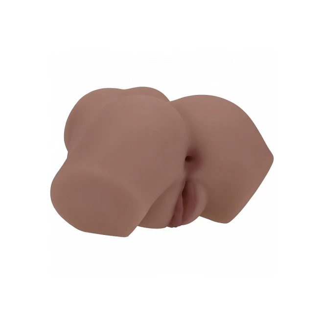 Xkin Bodyforms Eve Rhodes Ultra Realistic AR and AI Enhanced Vagina and Butt Vibrating Masturbator Brown