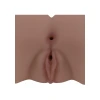 Xkin Bodyforms Eve Rhodes Ultra Realistic AR and AI Enhanced Vagina and Butt Vibrating Masturbator Brown