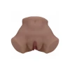 Xkin Bodyforms Eve Rhodes Ultra Realistic AR and AI Enhanced Vagina and Butt Vibrating Masturbator Brown