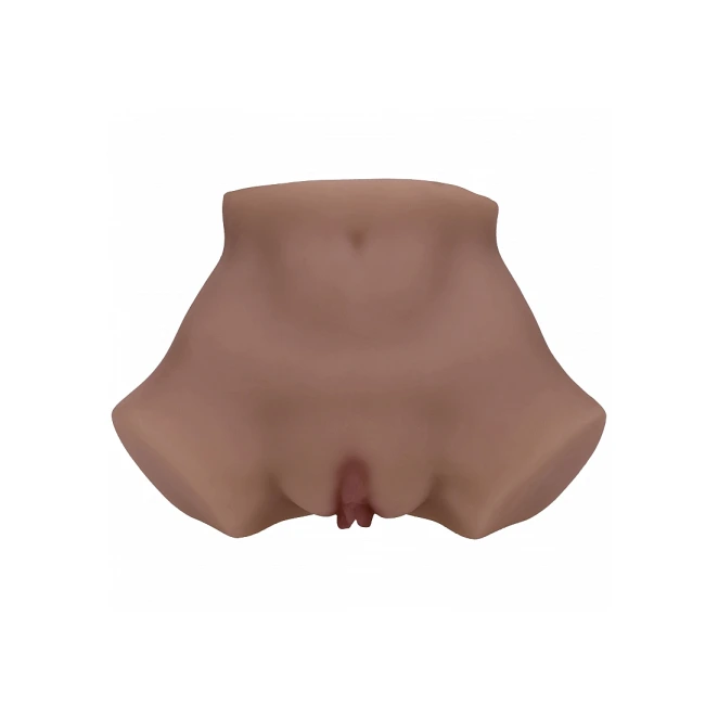Xkin Bodyforms Eve Rhodes Ultra Realistic AR and AI Enhanced Vagina and Butt Vibrating Masturbator Brown