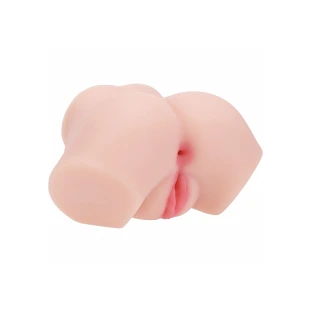 Xkin Aria Summers Ultra Realistic AR and AI Enhanced Vagina and Butt Vibrating Masturbator Beige 3.5 lbs