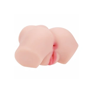 Xkin Aria Summers Ultra Realistic AR and AI Enhanced Vagina and Butt Vibrating Masturbator Beige 3.5 lbs
