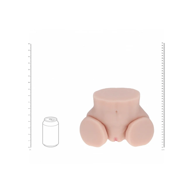 Xkin Mia Hart Ultra Realistic AR and AI Enhanced Vagina and Butt Vibrating Masturbator Beige 5.7 lbs