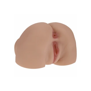 Xkin Bodyforms Nina Vale Ultra Realistic AR and AI Enhanced Vagina and Butt Vibrating Masturbator Tan
