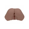 Xkin Bodyforms Layla Love Ultra Realistic AR and AI Enhanced Vagina and Butt Vibrating Masturbator Brown