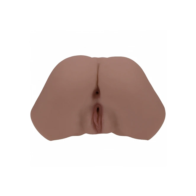 Xkin Bodyforms Layla Love Ultra Realistic AR and AI Enhanced Vagina and Butt Vibrating Masturbator Brown