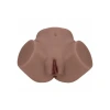 Xkin Bodyforms Layla Love Ultra Realistic AR and AI Enhanced Vagina and Butt Vibrating Masturbator Brown