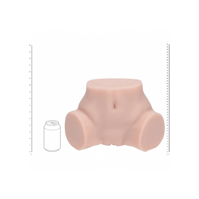 Xkin Ivy Lane Ultra Realistic AR and AI Enhanced Vagina and Butt Vibrating Masturbator Beige 7.7 lbs