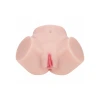 Xkin Ivy Lane Ultra Realistic AR and AI Enhanced Vagina and Butt Vibrating Masturbator Beige 7.7 lbs