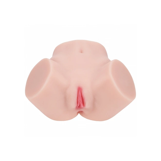 Xkin Ivy Lane Ultra Realistic AR and AI Enhanced Vagina and Butt Vibrating Masturbator Beige 7.7 lbs