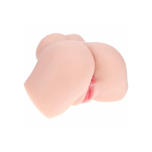Xkin Bree Knox Ultra Realistic AR and AI Enhanced Vagina and Butt Vibrating Masturbator Beige 9.3 lbs
