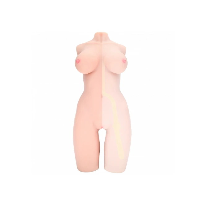 Xkin Bodyforms Lyla Rose Posable Vibrating Realistic Vagina, Ass and Tits Masturbator 46 lbs