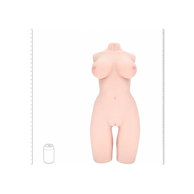 Xkin Bodyforms Lyla Rose Posable Vibrating Realistic Vagina, Ass and Tits Masturbator 46 lbs