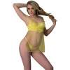 Magic Silk Daffodil Dreams Babydoll & G-Set Yellow