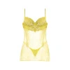 Magic Silk Daffodil Dreams Babydoll & G-Set Yellow
