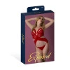 Magic Silk Rush Merry Widow & Panty Set Red