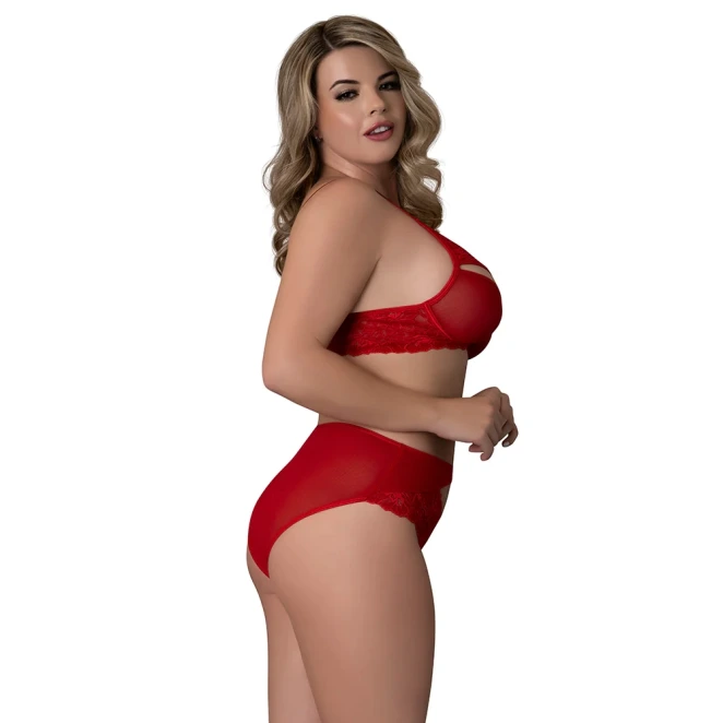 Magic Silk Rush Bra & Panty Set Red