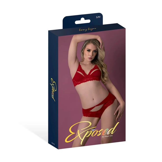 Magic Silk Rush Bra & Panty Set Red