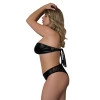 Magic Silk Sinful Bandeau with Removable Choker, Panty & Mask Set Black
