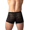 Male Power Ripple Pouch Short Black