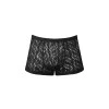 Male Power Ripple Pouch Short Black