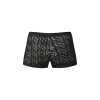 Male Power Ripple Pouch Short Black