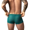 Male Power Ripple Pouch Short Teal